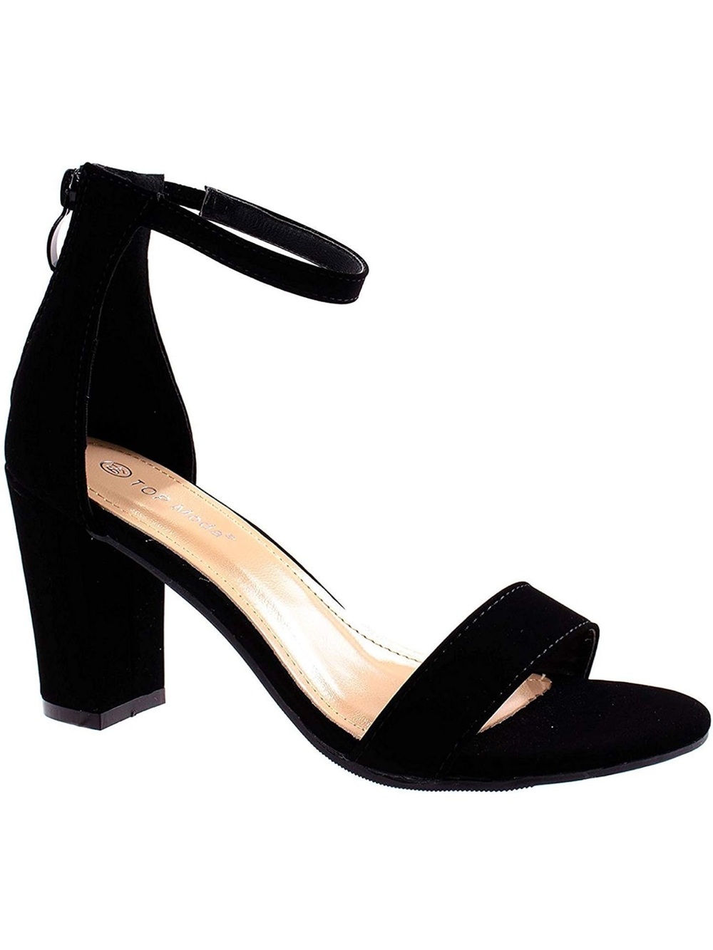 TOP MODA Hannah-1 Ankle Strap Dressy High Heel Sandal
